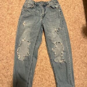 Wild Fable Light Blue Distressed Boyfriend Jeans